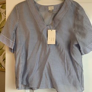 NWT light cotton striped shirt